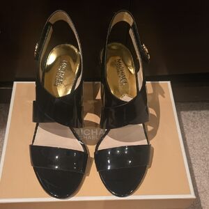 Michael Kors Glossy Black Heels